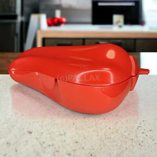 TUPPERWARE HOT CHILLI PAPRIKA-DOSE BROTDOSE SONDERMODELL ROT