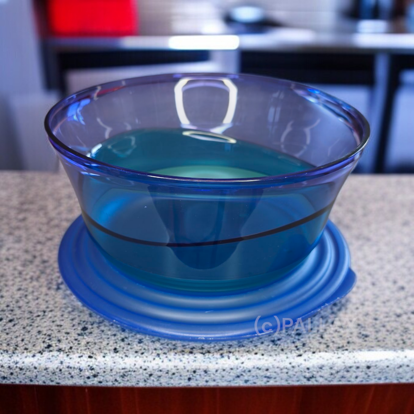 TUPPERWARE C122 ELEGANZIA SCHÜSSEL 2,3 L BLAU