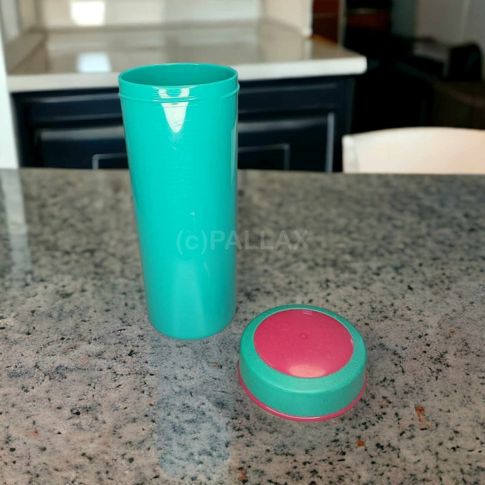 TUPPERWARE C01 SCHLUMPF 450 ML GRÜN TRINKBECHER FÜR UNTERWEGS