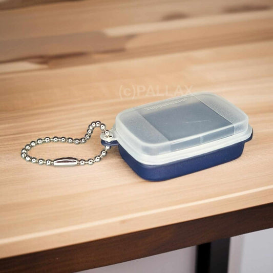 TUPPERWARE SCHLÜSSELANHÄNGER NASCHKÄTZCHEN INDIGO