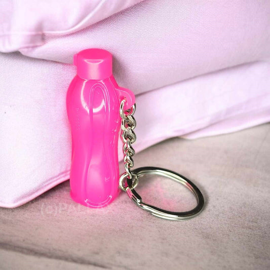 TUPPERWARE SCHLÜSSELANHÄNGER ECO EASY TRINKFLASCHE PINK ROSA