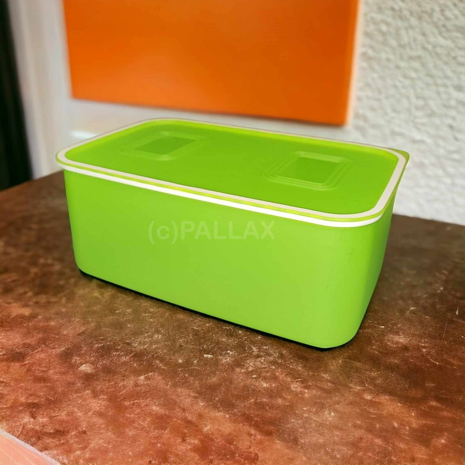 TUPPERWARE A154 QUADRO 2,9 L BEHÄLTER GRÜN VORRATSDOSE