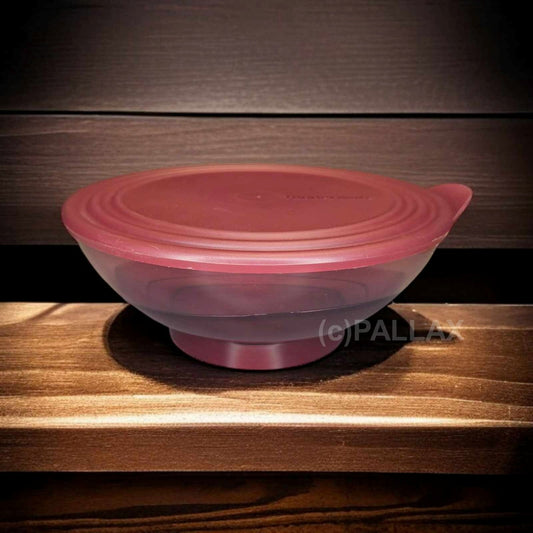 TUPPERWARE C121 ELEGANZIA SCHÜSSEL 1,5 L ROT SONDERFARBE