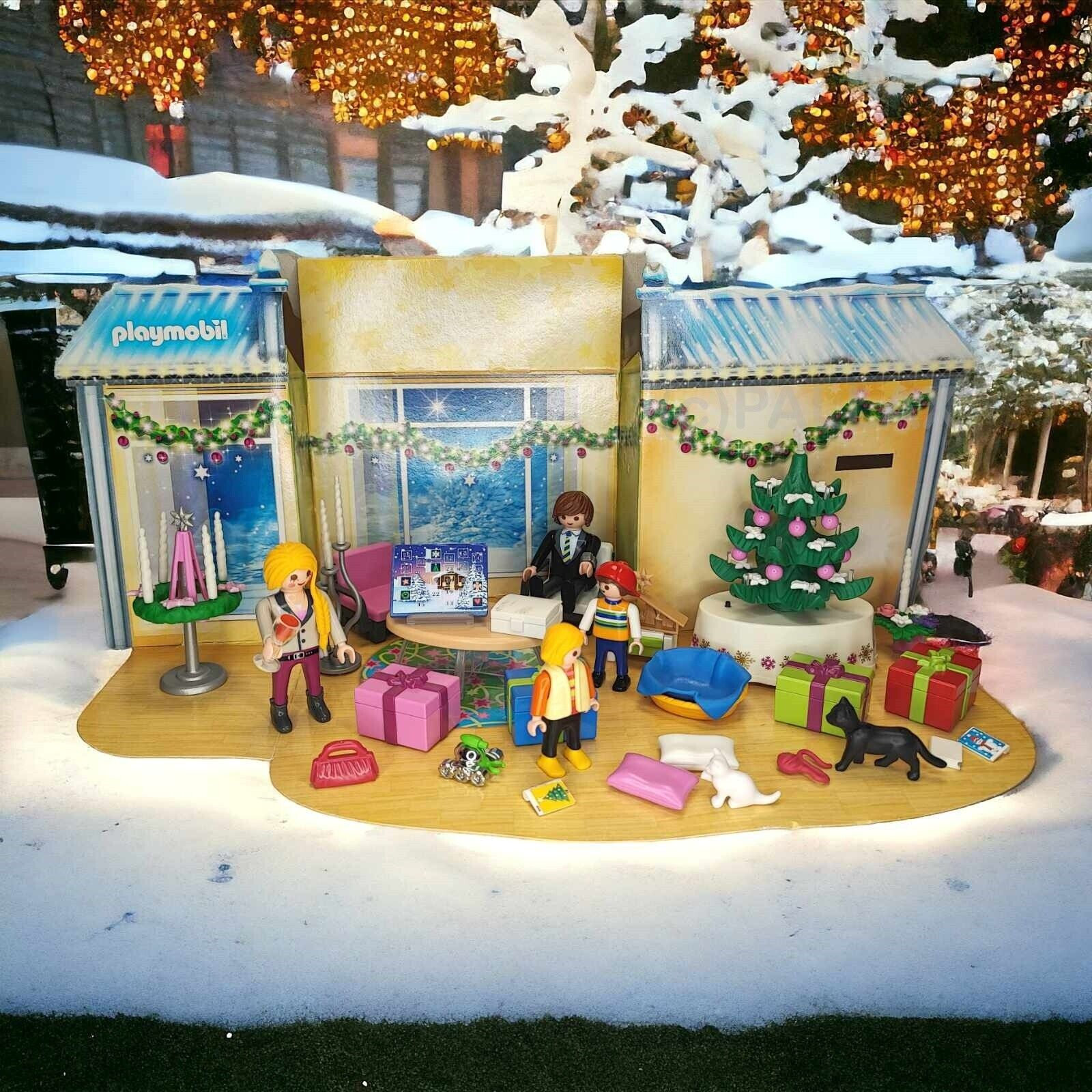 PLAYMOBIL 5496 WEIHNACHTSABEND MIT BELEUCHTETEM BAUM