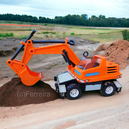 PLAYMOBIL 3472 BAGGERLADER BAGGER 1979 VINTAGE