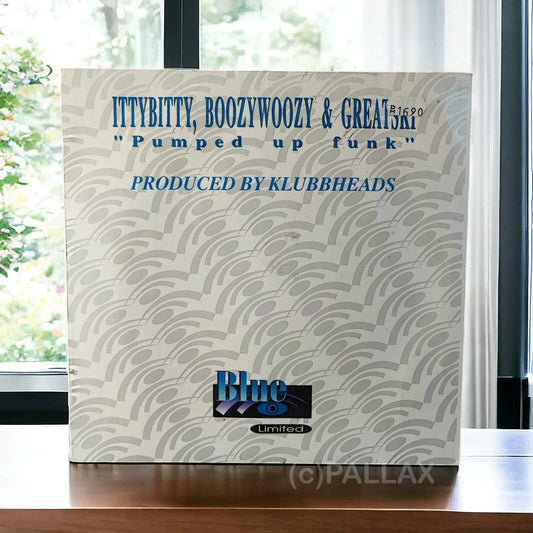 LP 10" ITTYBITTY BOOZYWOOZY & GREATSKI - PUMP UP FUNK  (BLUE VINYL)  /  1997