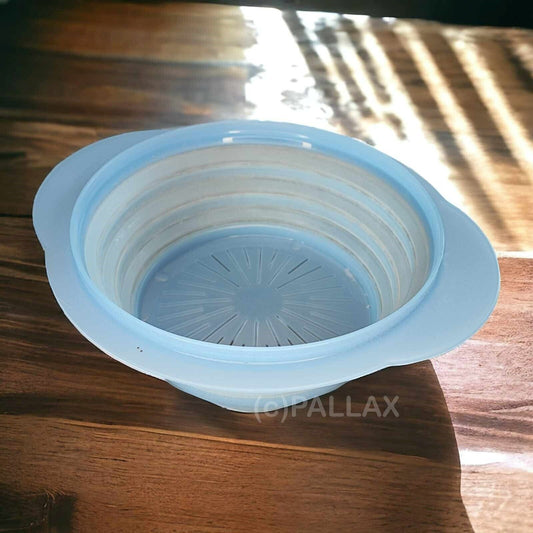 TUPPERWARE B41 MINI-MAX SIEB BLAU 23,0 CM FALTBAR