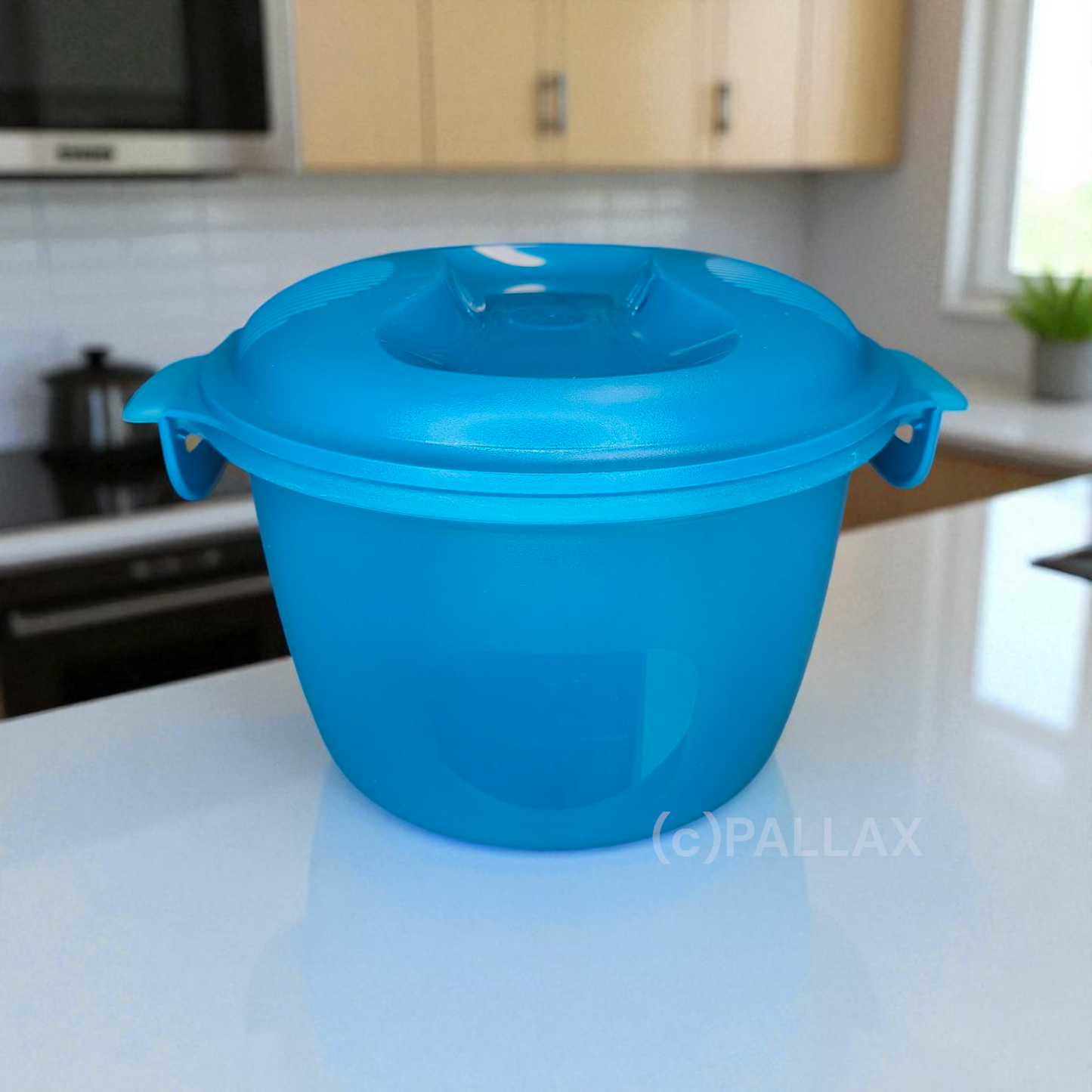 TUPPERWARE I56 REIS-MEISTER 2,2 L TÜRKIS REISKOCHER MIKROWELLE