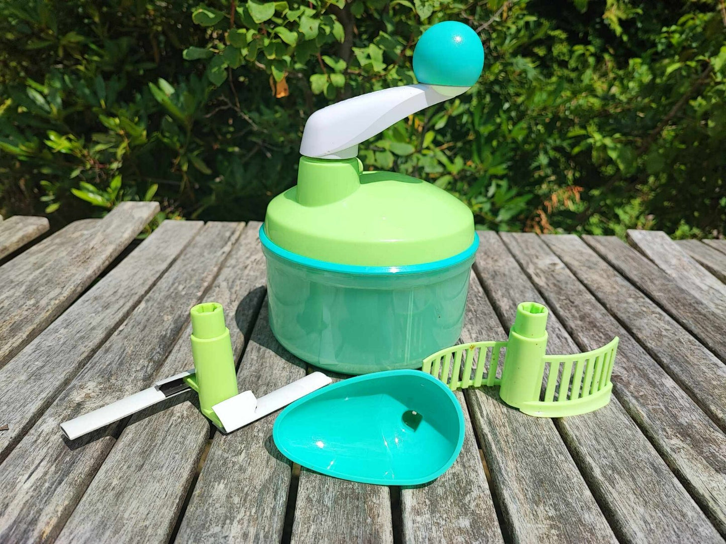 TUPPERWARE D98 QUICK-CHEF 1 L ZERKLEINERER KÜCHENMASCHINE HELLGRÜN