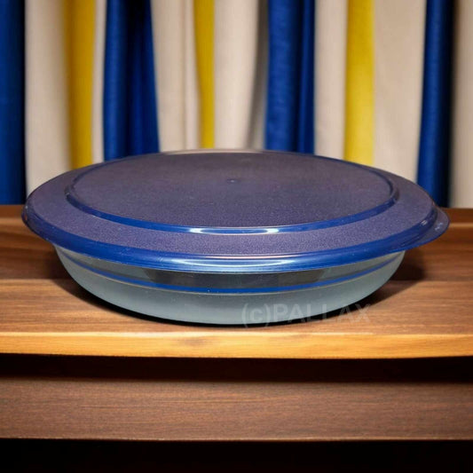 TUPPERWARE C06 TAFELPERLE FLACH 2,0 L INDIGO SCHALE SERVIERSCHALE