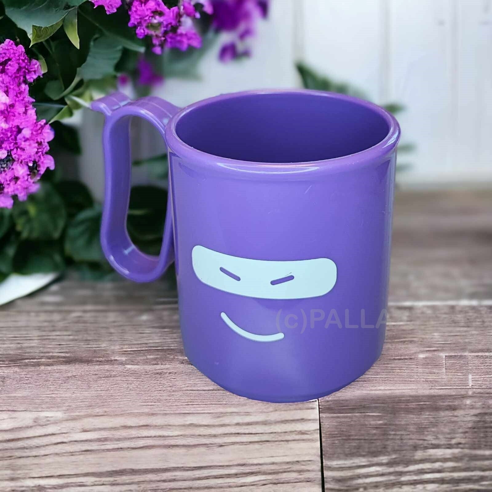 TUPPERWARE MIKROWELLEN-TASSE 330 ML LILA MIT SMILEY SONDERMODELL
