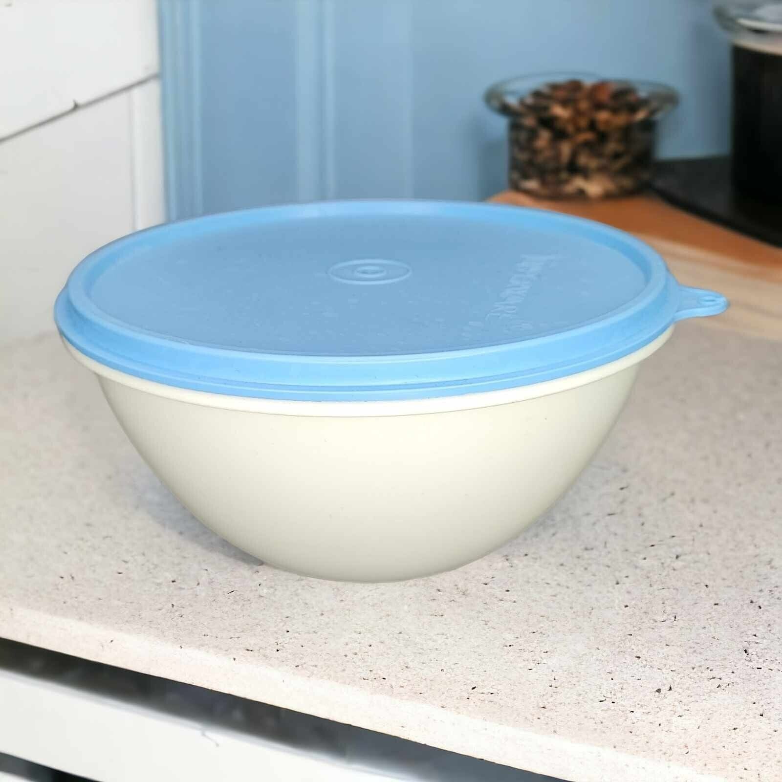 TUPPERWARE B01 WUNDERSCHÜSSEL 1,15 L HELLBLAU WEISS