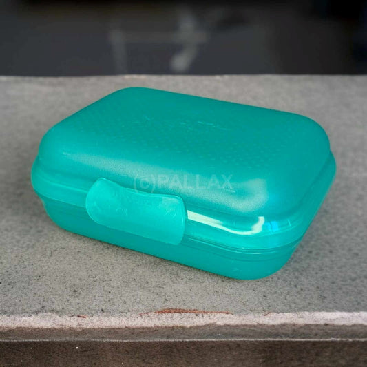 TUPPERWARE A26 TWIN MIT KLICK-VERSCHLUSS DUNKELGRÜN BROTDOSE VESPERBOX