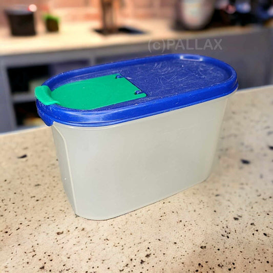 TUPPERWARE A62 EIDGENOSSE 1,1 L MIT SCHÜTTKLAPPE BLAU GRÜN