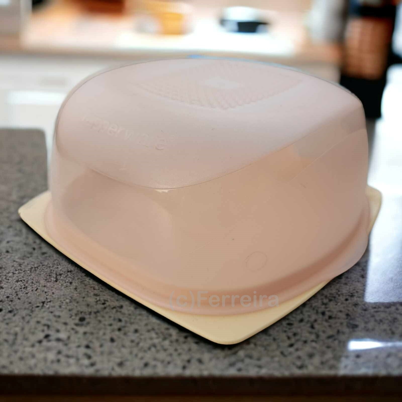 TUPPERWARE A197 MINI-KÄSEMAX MIT FESTEN FILTER GELB KÄSEBEHÄLTER VORRATSDOSE