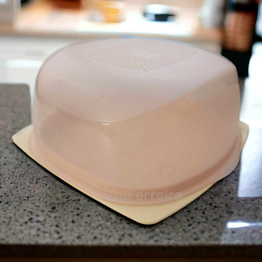 TUPPERWARE A197 MINI-KÄSEMAX MIT FESTEN FILTER GELB KÄSEBEHÄLTER VORRATSDOSE