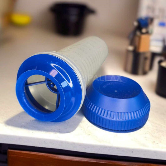 TUPPERWARE D11 MIX-MAX 750 ML BLAU MIXBECHER SCHÜTTELBECHER SHAKER