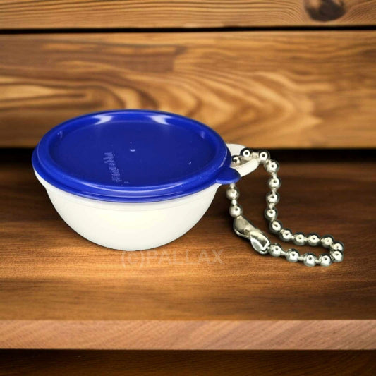 TUPPERWARE SCHLÜSSELANHÄNGER MAXIMILLIAN BLAU WEISS