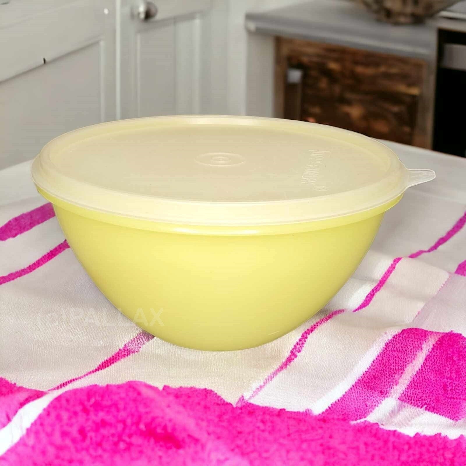 TUPPERWARE B01 WUNDERSCHÜSSEL 1,15 L PASTELL-GELB VINTAGE