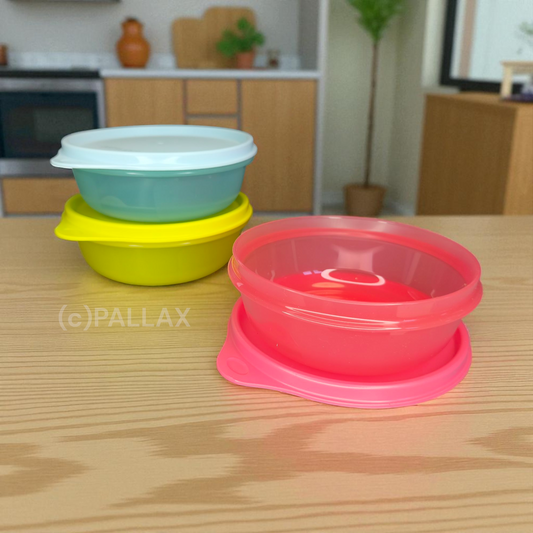 TUPPERWARE B27 KLEINE HITPARADE 3x 300 ML MEHRFARBIG SCHÜSSEL-SET