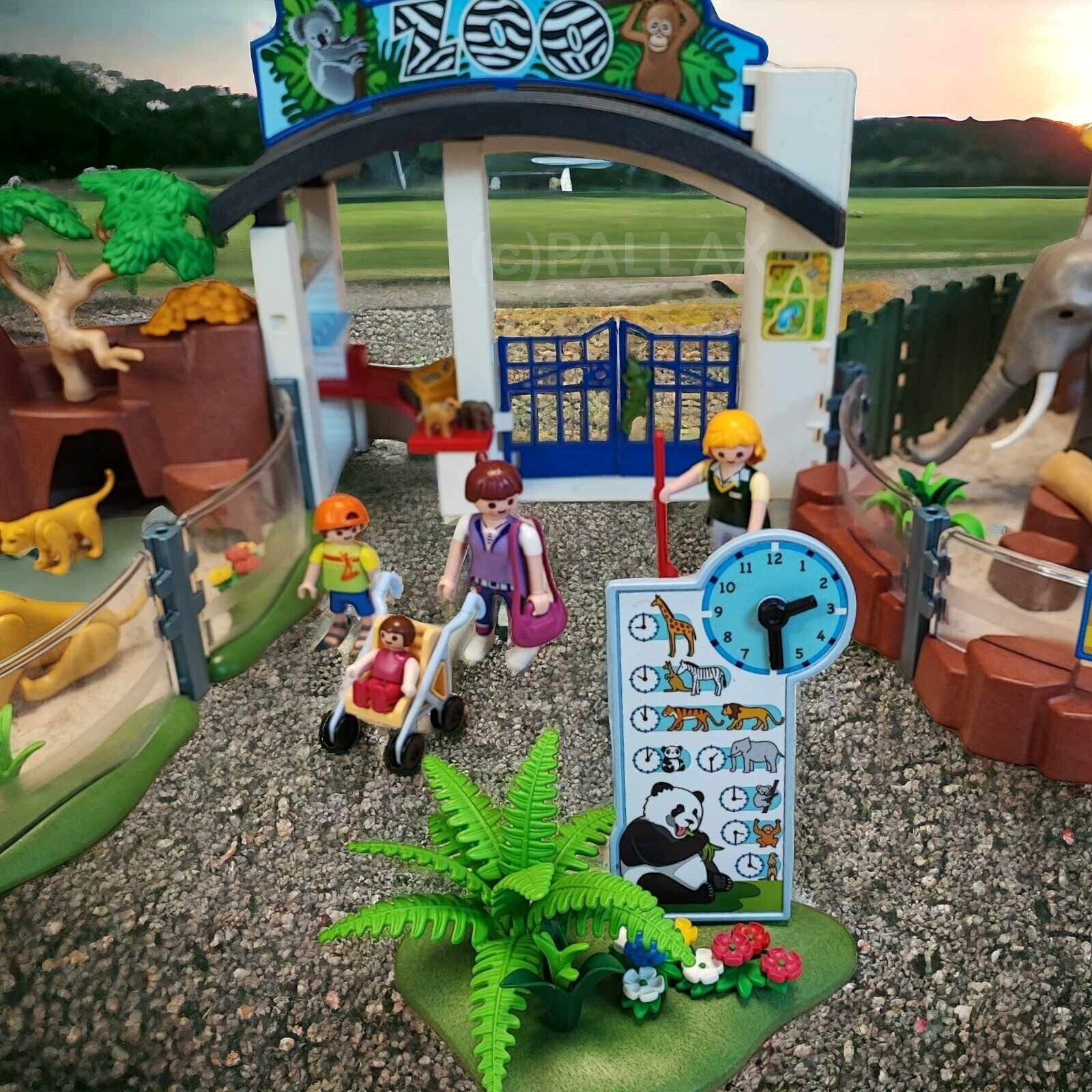PLAYMOBIL 4850 GROSSER TIERPARK ZOO + BOX / 2010