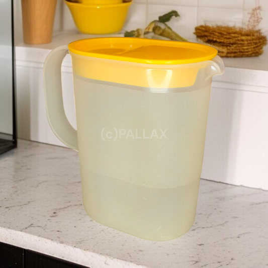 TUPPERWARE VINTAGE SAFTKANNE 1,2 L SONNEN-GELB