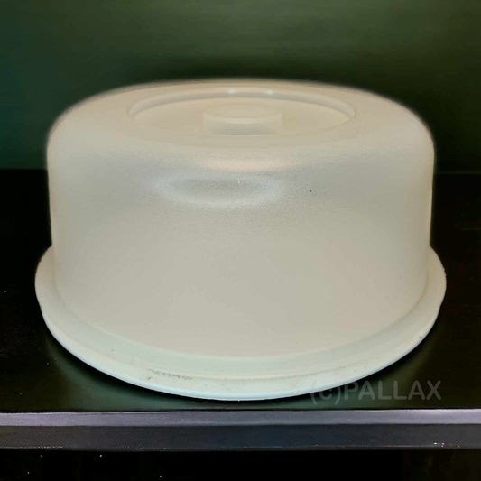 TUPPERWARE VINTAGE TORTENBEHÄLTER WEISS SONDERMODELL
