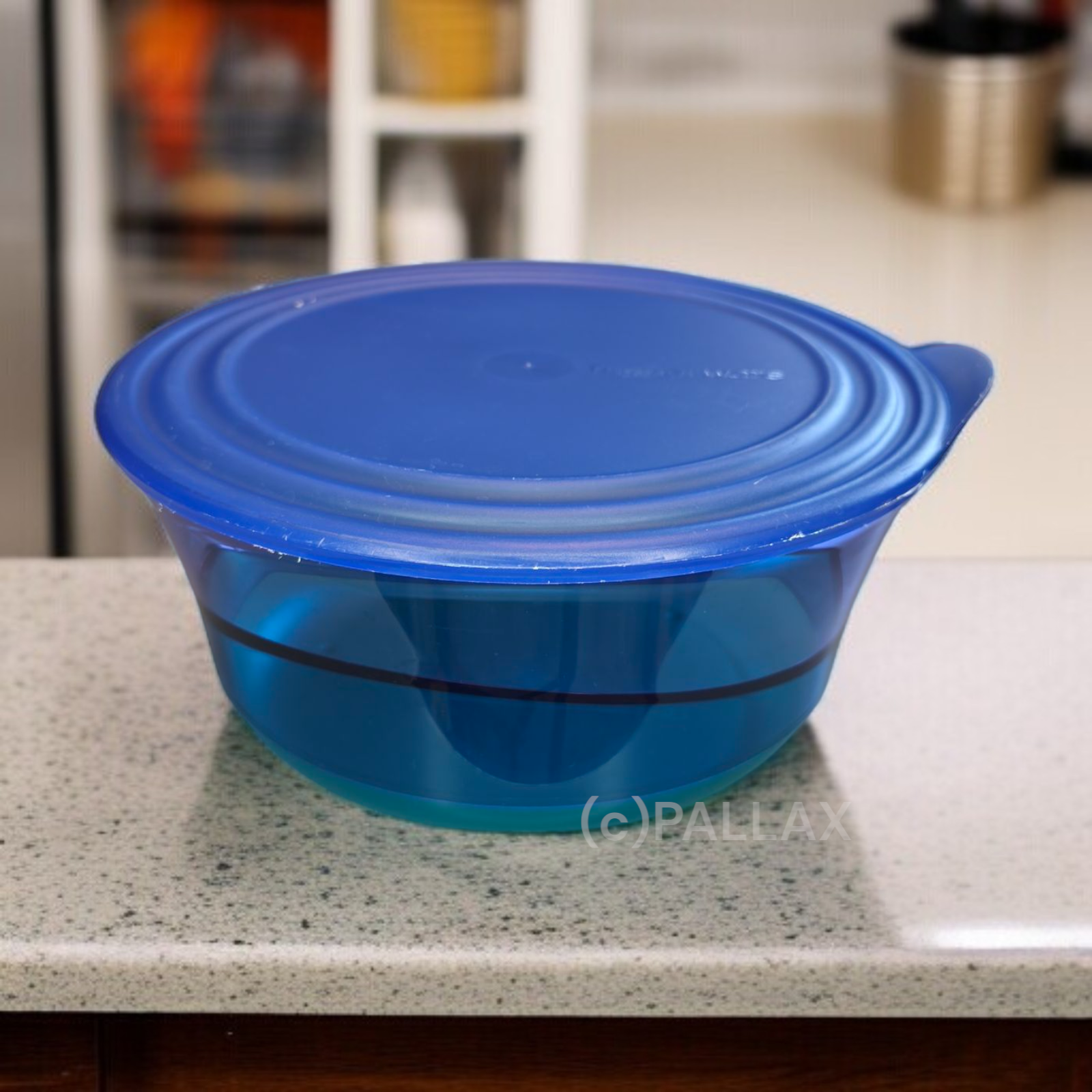 TUPPERWARE C122 ELEGANZIA SCHÜSSEL 2,3 L BLAU
