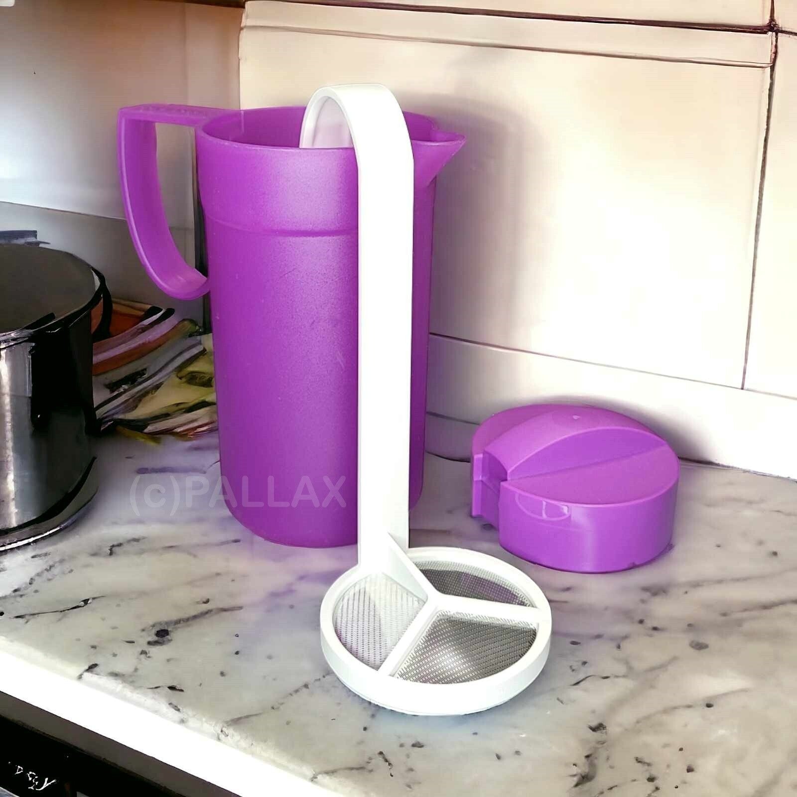 TUPPERWARE C104 MOMENTS CREMA MOMENTI 500 ML LILA MILCHAUFSCHÄUMER MIKROWELLE