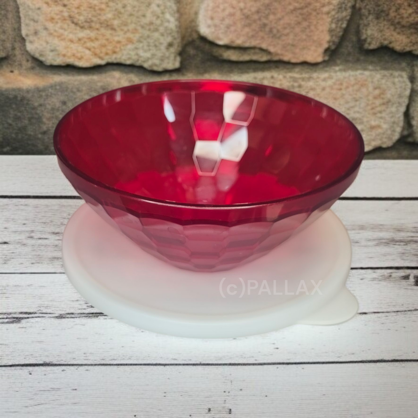 TUPPERWARE DIAMANT SCHÜSSEL 500 ML ROT SONDERMODELL