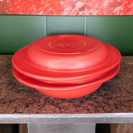 TUPPERWARE ULTRA-PLUS KASSEROLLE 500 ML ROT SONDERMODELL BACKOFEN MIKROWELLE