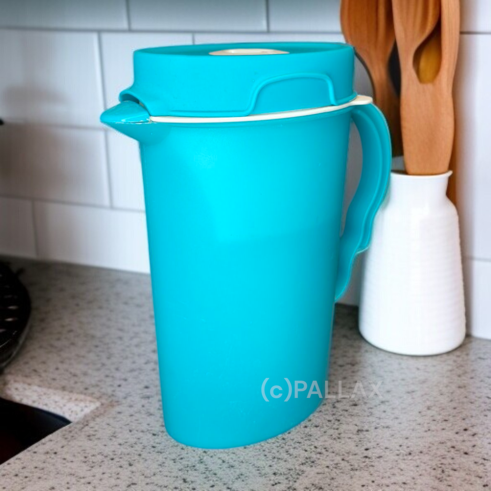 TUPPERWARE C164 ECO WASSERFILTER-KANNE 2,1 L TÜRKIS