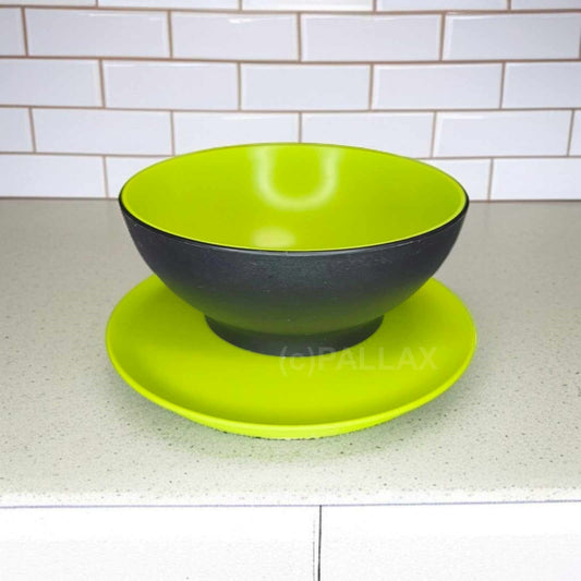 TUPPERWARE C156 ALLEGRA DESSERT-SCHÄLCHEN 275 ML GRÜN SCHWARZ SONDERFARBE