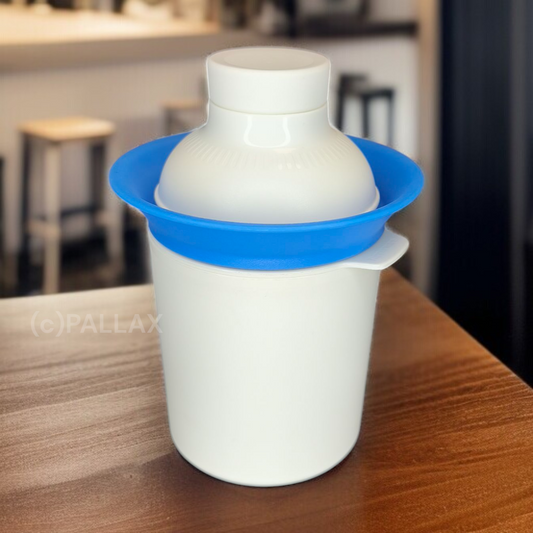 TUPPERWARE D218 KNÖDEL-PARTY WEISS BLAU