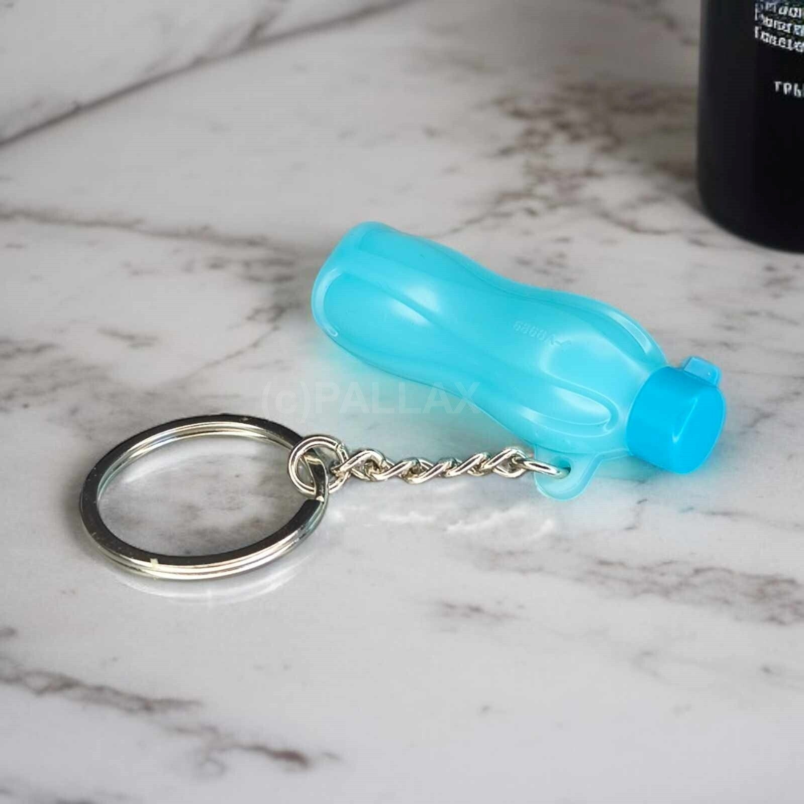 TUPPERWARE SCHLÜSSELANHÄNGER ECO EASY TRINKFLASCHE TÜRKIS