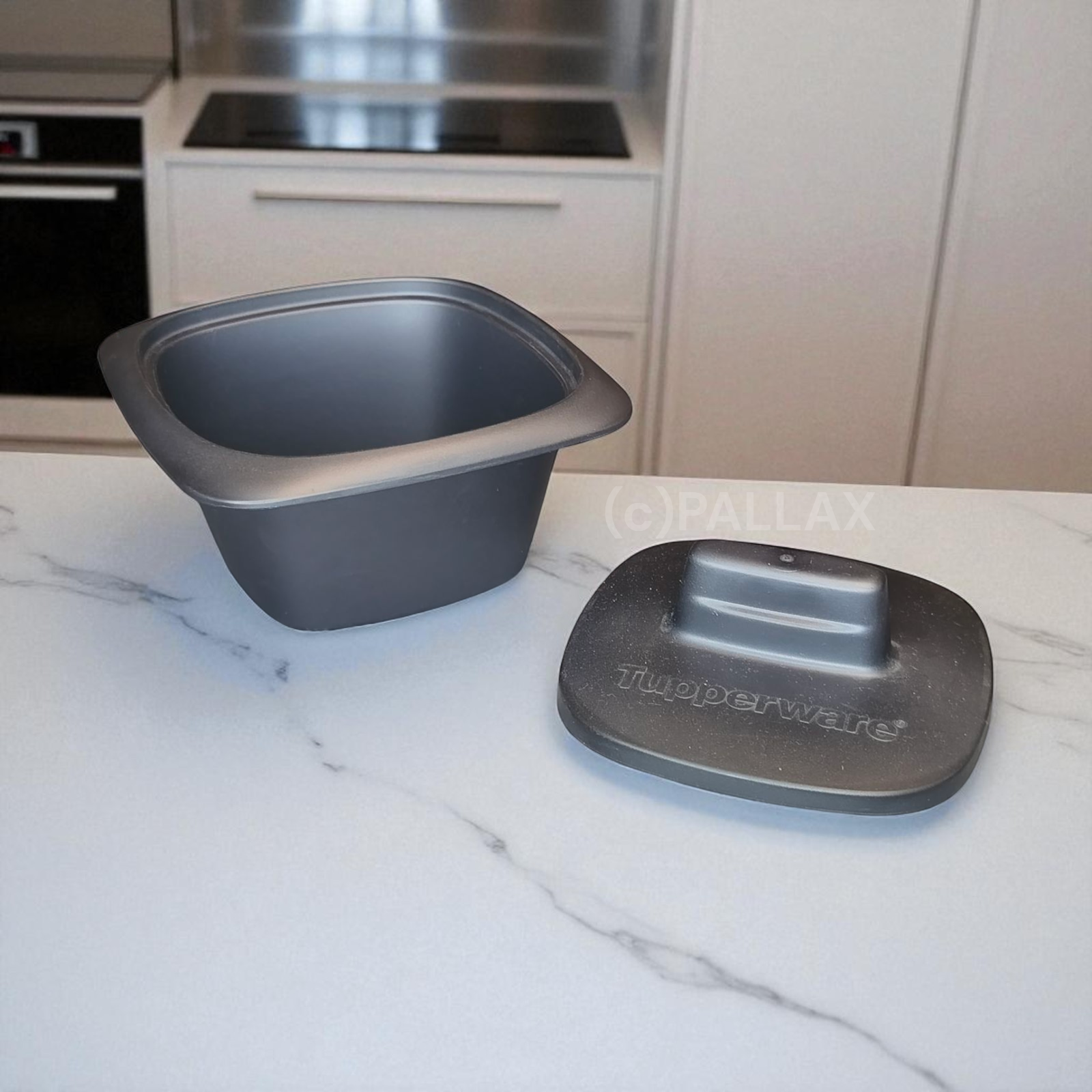 TUPPERWARE H34 ULTRA-PRO GARTÖPFCHEN 250 ML ANTHRAZIT BACKOFEN MIKROWELLE