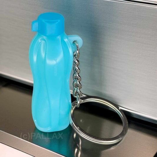 TUPPERWARE SCHLÜSSELANHÄNGER ECO EASY TRINKFLASCHE TÜRKIS