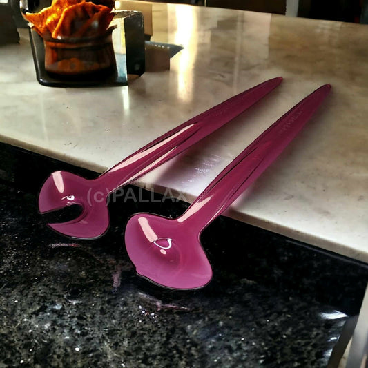 TUPPERWARE C123 ELEGANZIA SALATBESTECK LILA