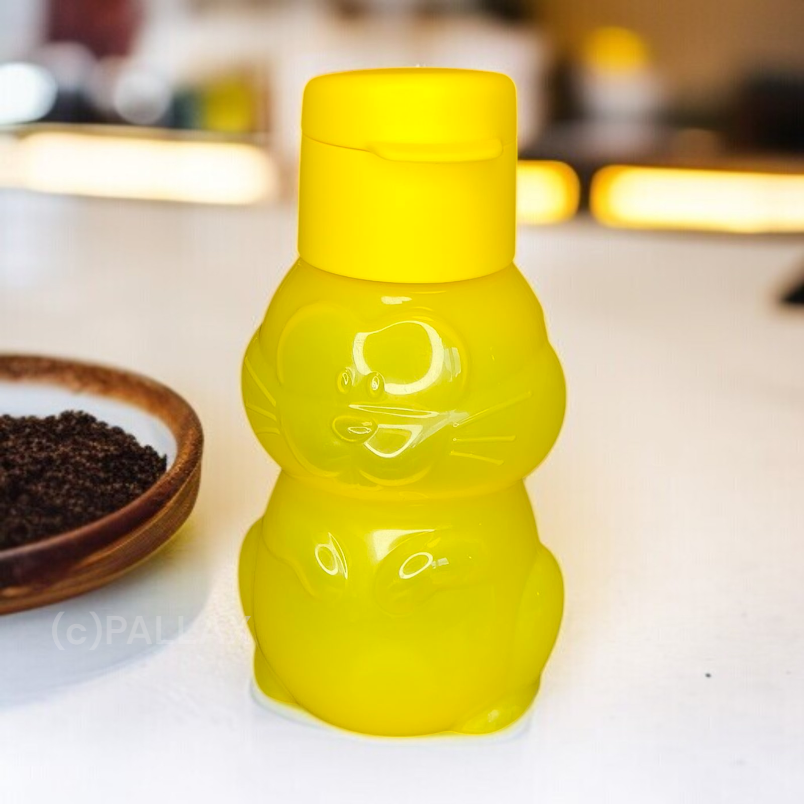 TUPPERWARE C170 ECO KINDER-TRINKFLASCHE 350 ML HASE GELB