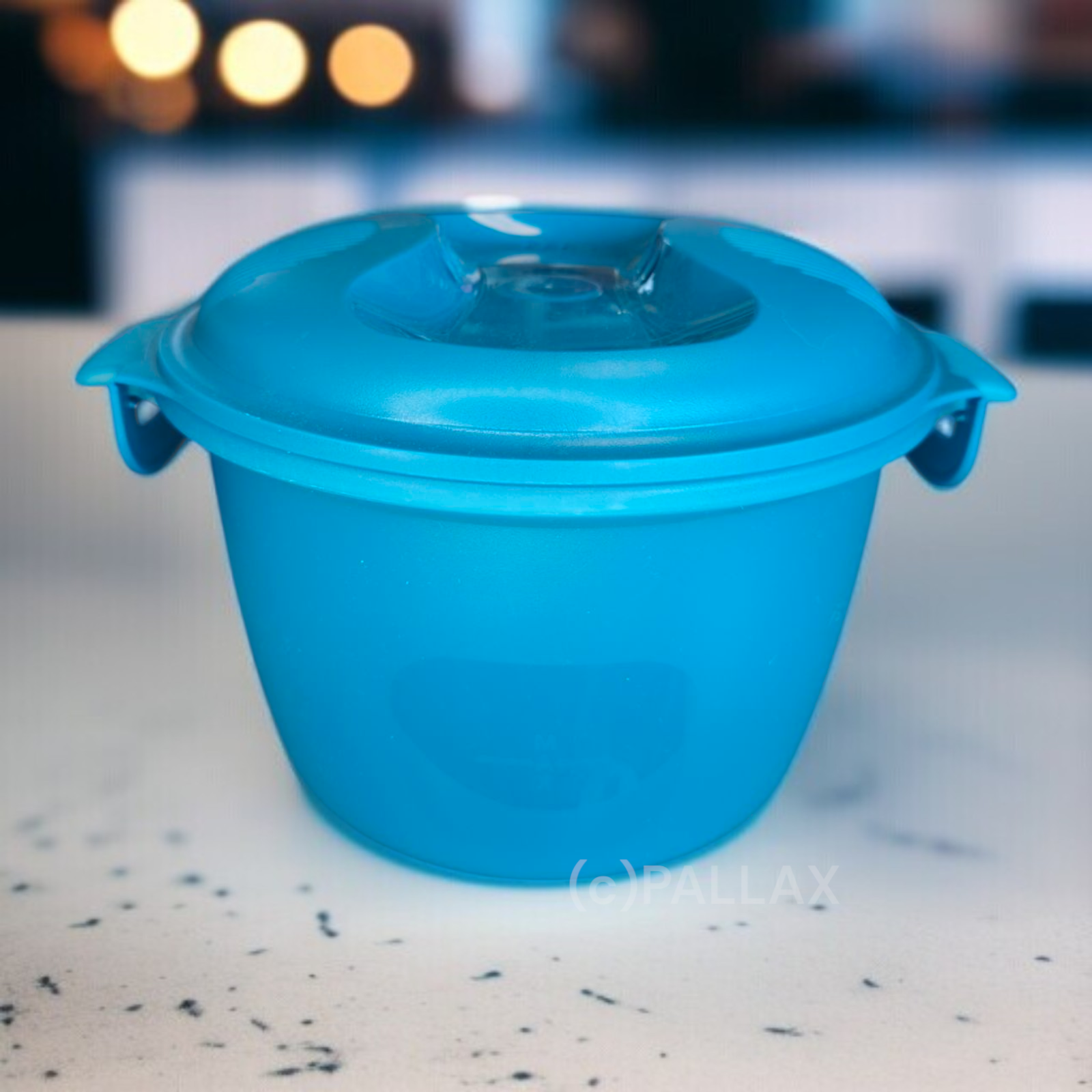 TUPPERWARE I56 REIS-MEISTER 2,2 L TÜRKIS REISKOCHER MIKROWELLE