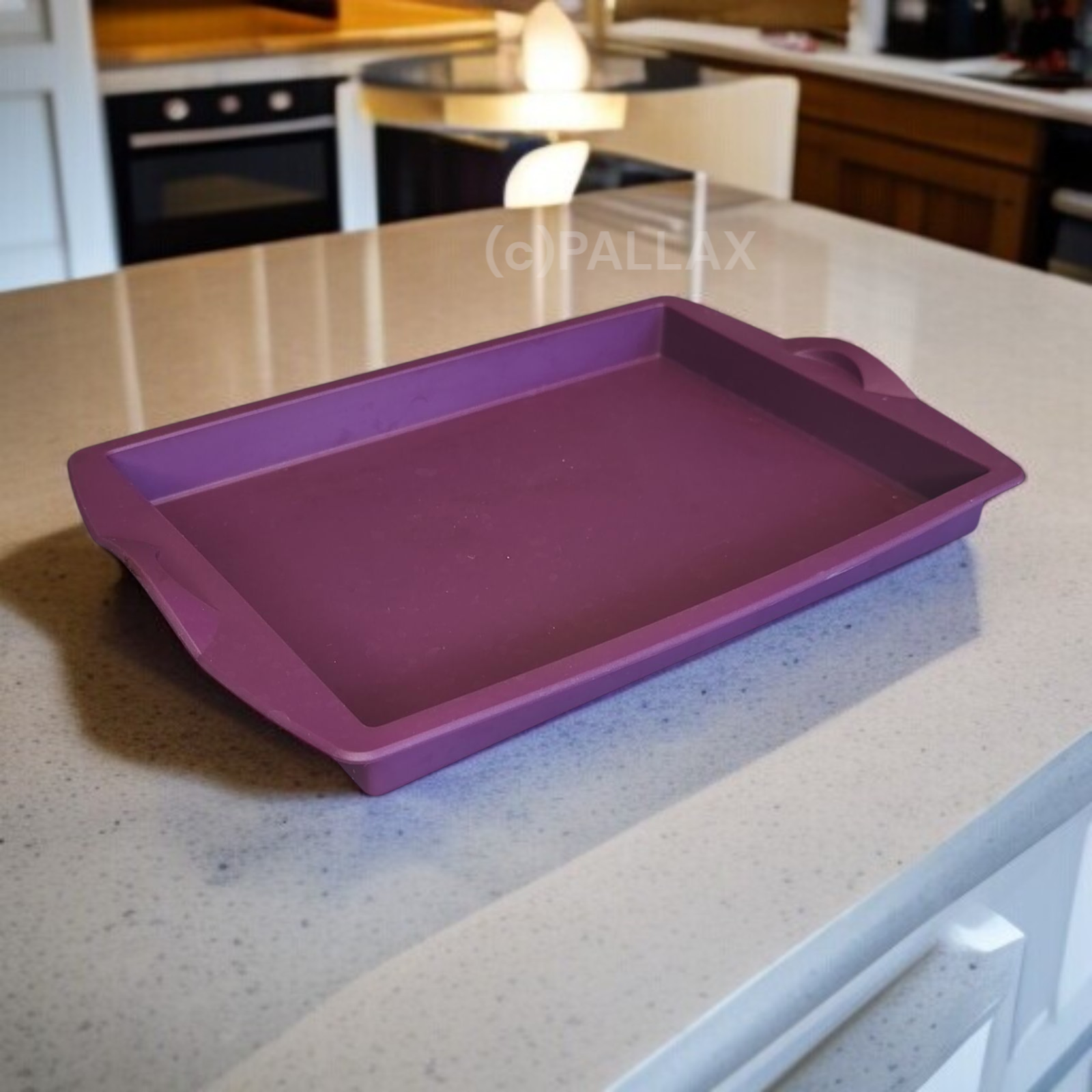 TUPPERWARE H51 SILIKONFORM ECKI BACKFORM LILA