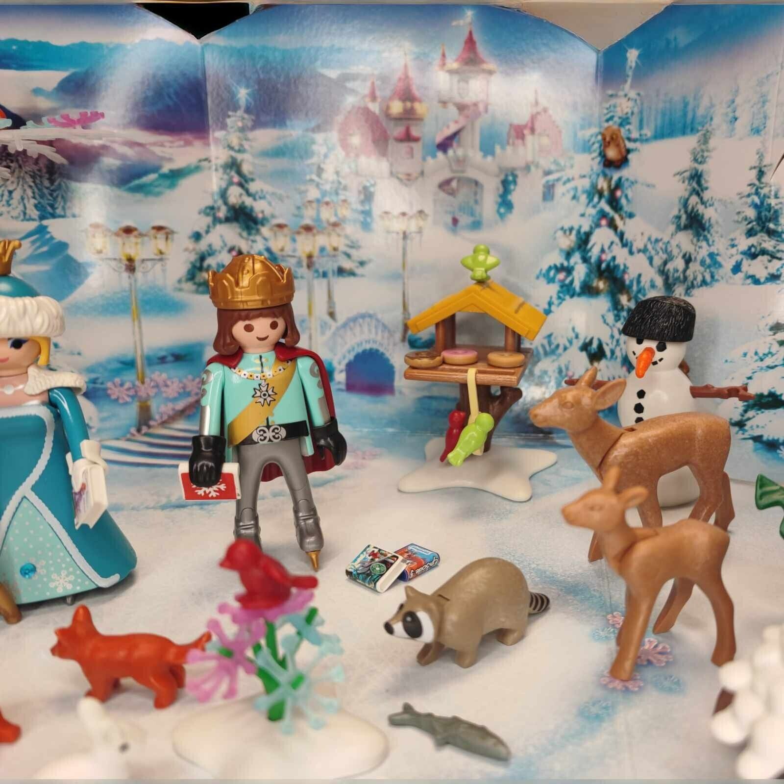 PLAYMOBIL 9008 EISLAUFPRINZESSIN IM SCHLOSSPARK WEIHNACHTS-SET