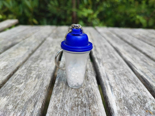 TUPPERWARE  SCHLÜSSELANHÄNGER MIX-FIX BLAU