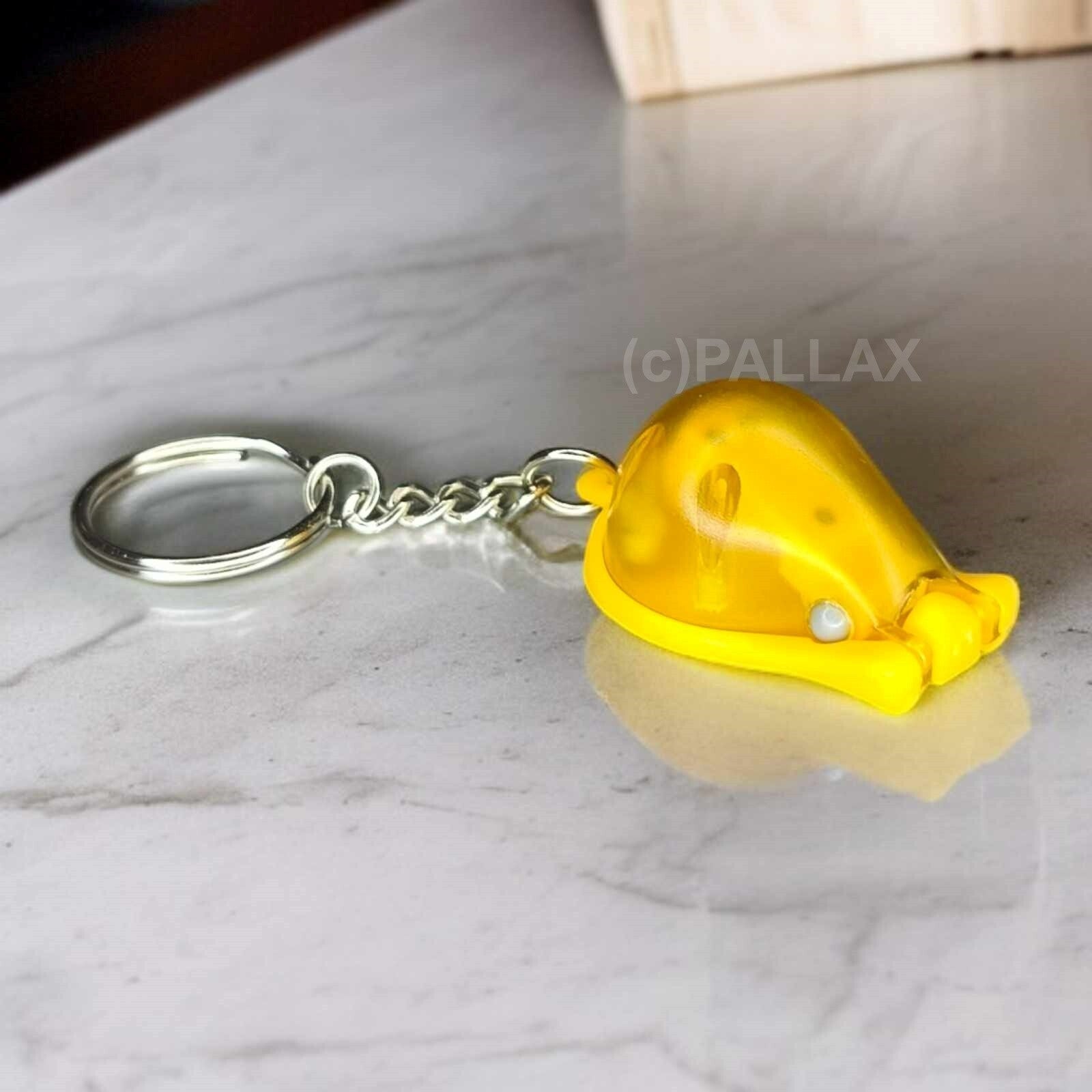 TUPPERWARE SCHLÜSSELANHÄNGER MESSER-MAUS ORANGE
