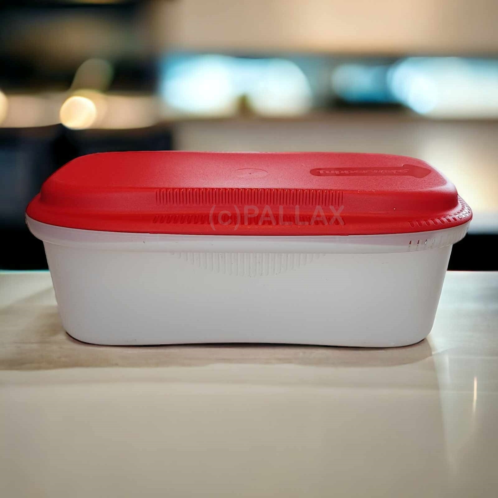 TUPPERWARE I57 PASTA-MEISTER ROT WEISS PASTA AUS DER MIKROWELLE