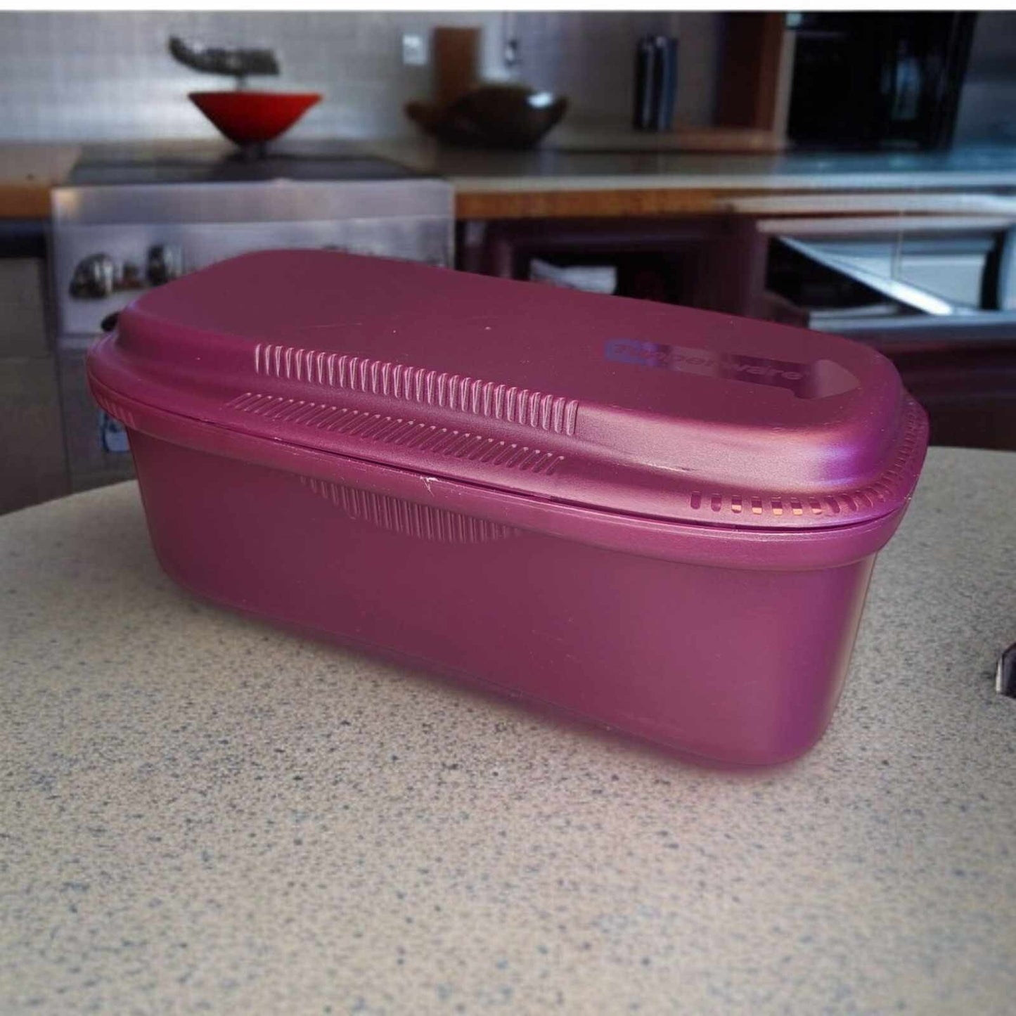 TUPPERWARE I57 PASTA-MEISTER 1,9 L LILA NUDELN AUS DER MIKROWELLE