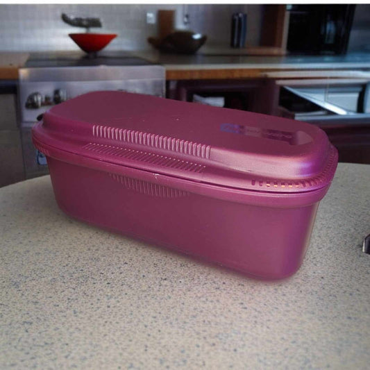 TUPPERWARE I57 PASTA-MEISTER 1,9 L LILA NUDELN AUS DER MIKROWELLE