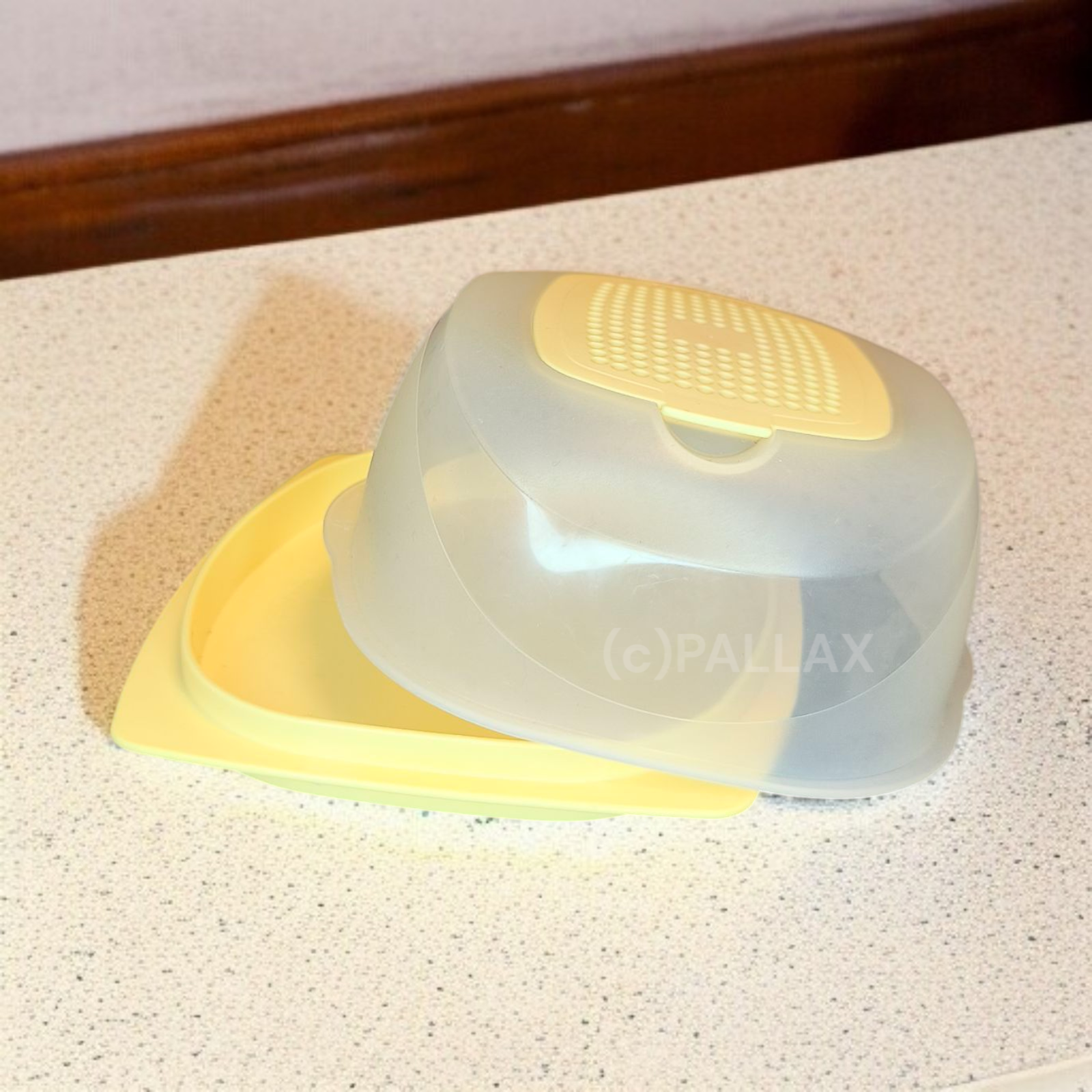TUPPERWARE A137 MINI-KÄSEMAX GELB KÄSEBEHÄLTER KÜHLSCHRANK