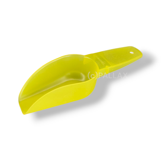 TUPPERWARE Y36 NÄHRMITTELSCHAUFEL GELB TRANSPARENT
