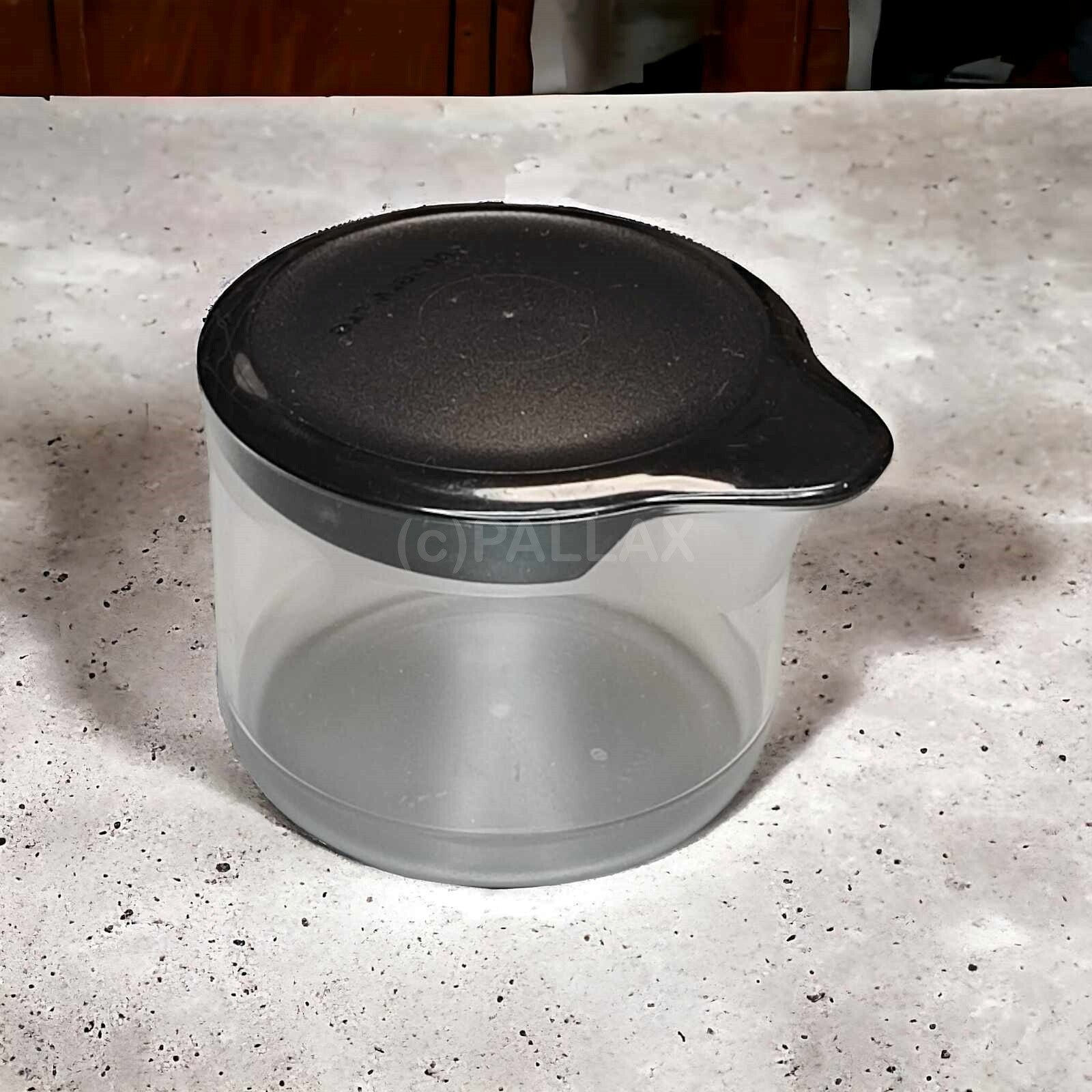 TUPPERWARE C166 TUPPERTIME BEHÄLTER 250 ML SCHWARZ ZUCKERDOSE